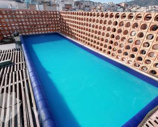 Swimming pool of Attic for sale in  Barcelona Capital  with Heating, Terrace and Swimming Pool