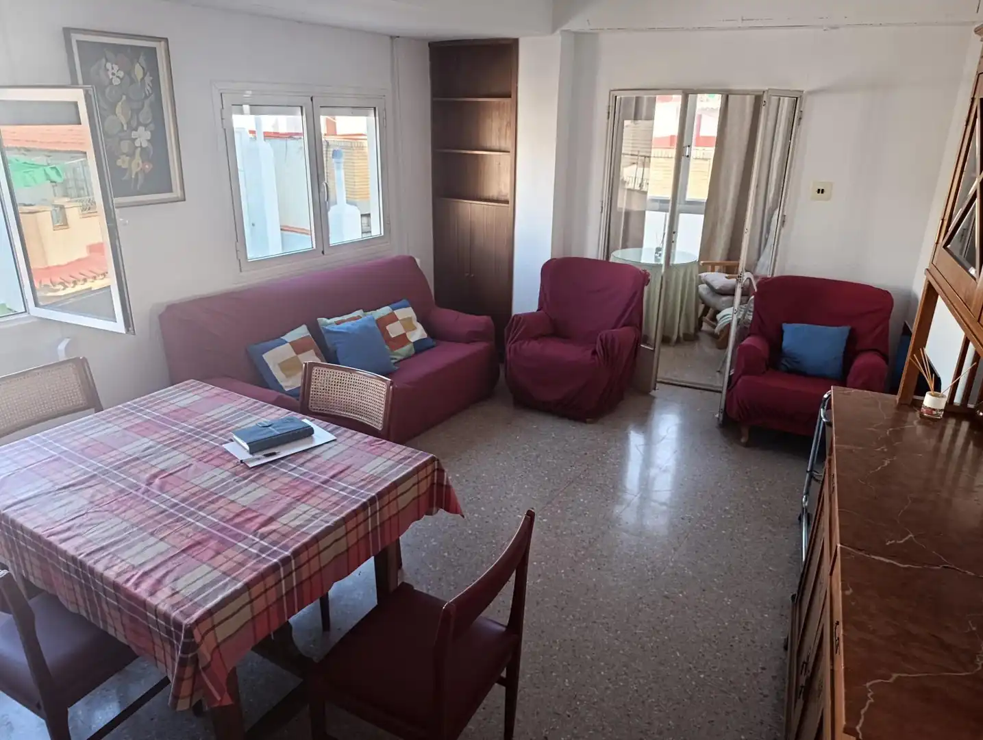 Living room of Flat for rent in Murcia  with Furnished