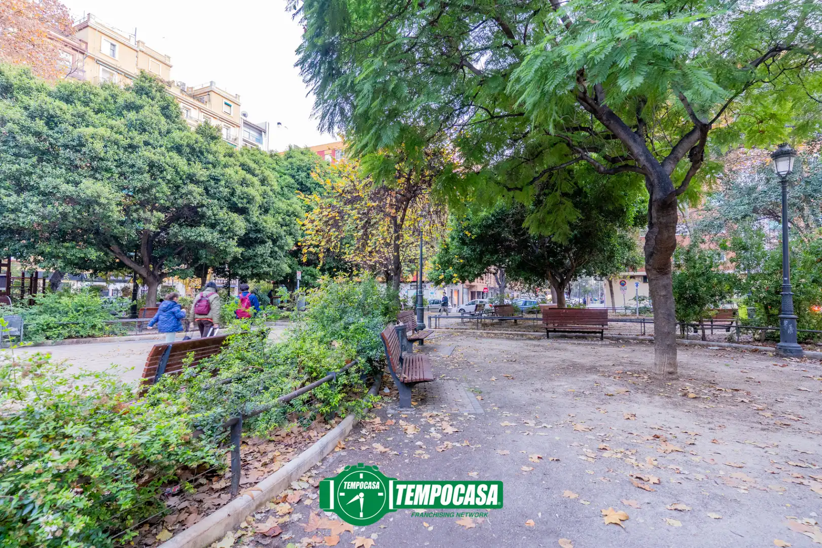 Außenansicht von Wohnung zum Verkauf in Valencia mit Klimaanlage, Parkett und Terrasse