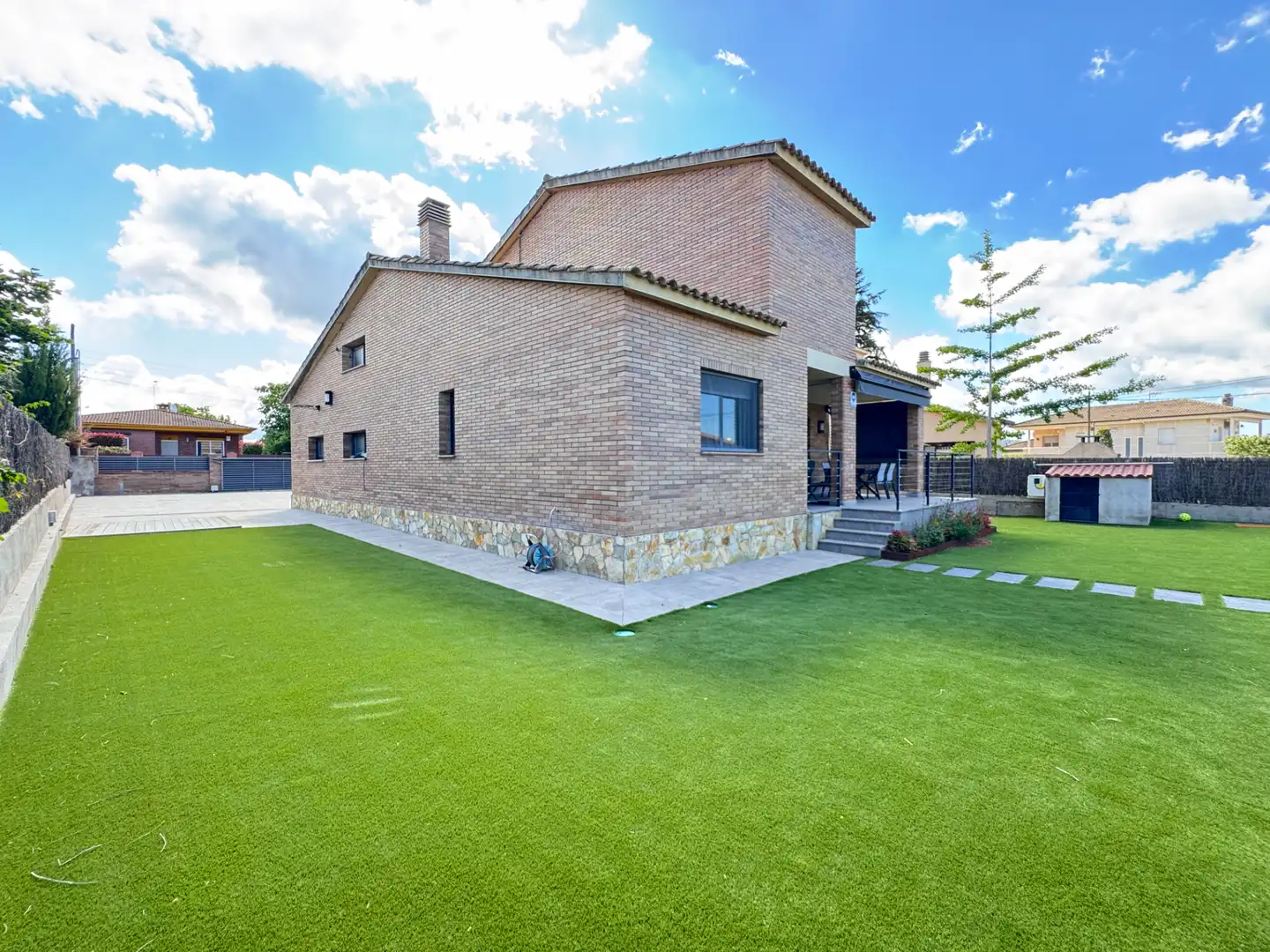 Exterior view of Houses for sale in Sant Antoni de Vilamajor  with Air Conditioner, Heating and Private garden