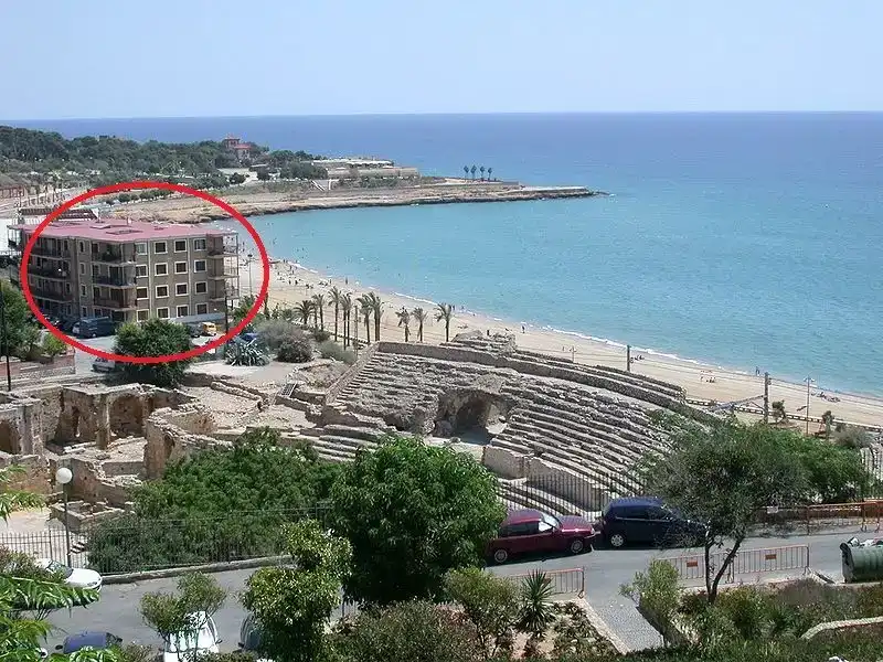 Außenansicht von Wohnung zum Verkauf in  Tarragona Capital mit Klimaanlage und Balkon