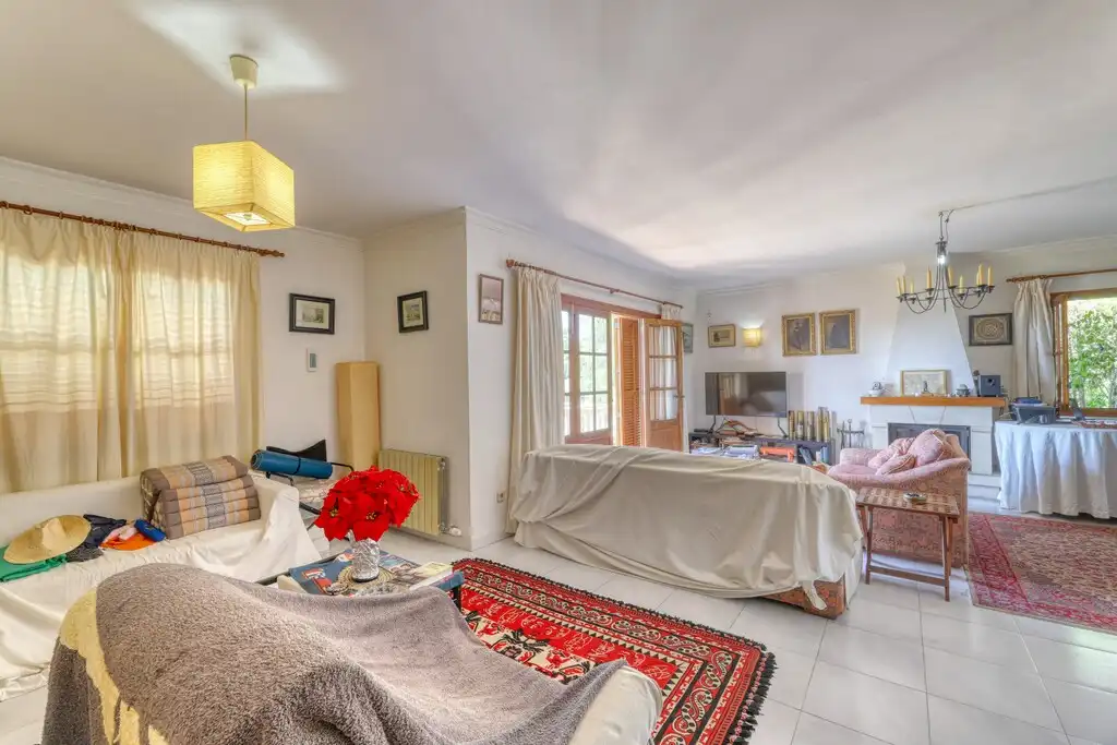 Living room of Houses for sale in Calvià  with Air Conditioner, Private garden and Terrace