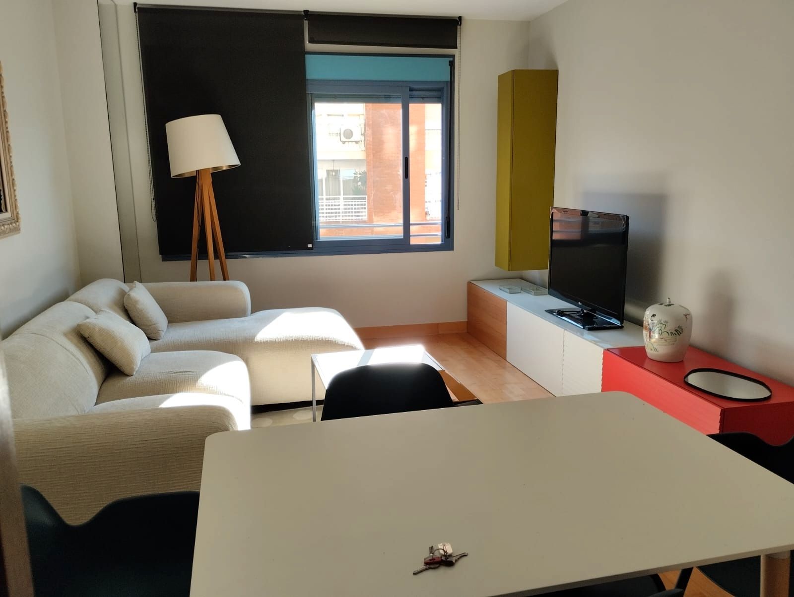 Sala d'estar de Apartament en venda en Málaga Capital amb Aire condicionat i Jardí privat