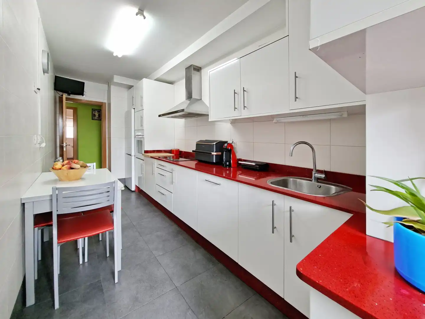 Kitchen of Flat for sale in Cambre   with Heating, Parquet flooring and Storage room