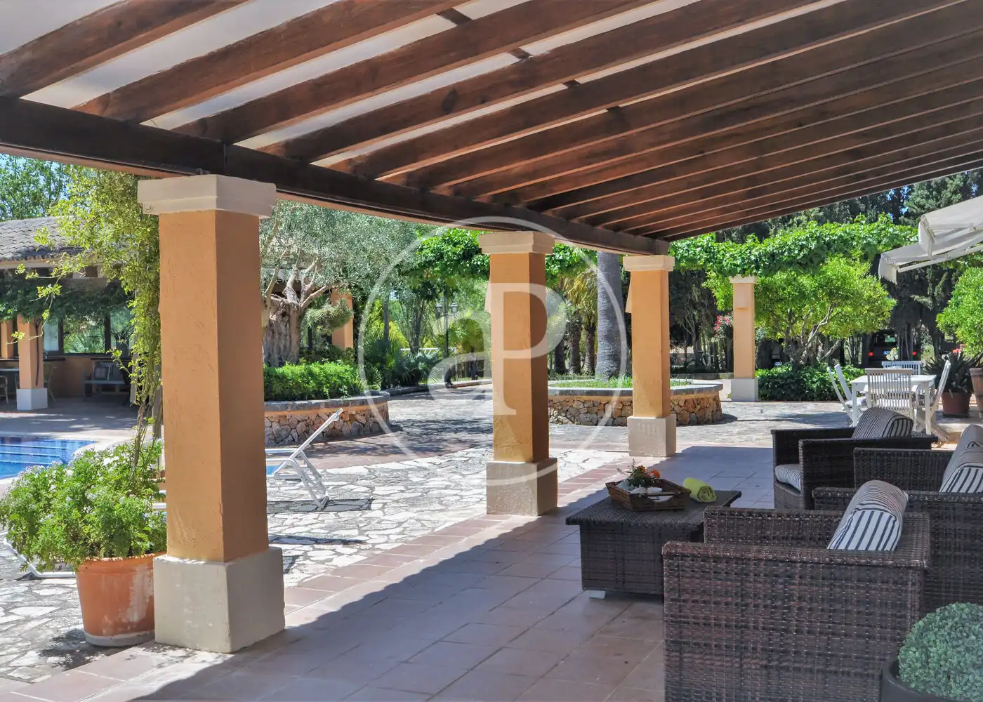 Terraza de Casa o chalet en venta en Binissalem con Aire acondicionado, Calefacción y Jardín privado