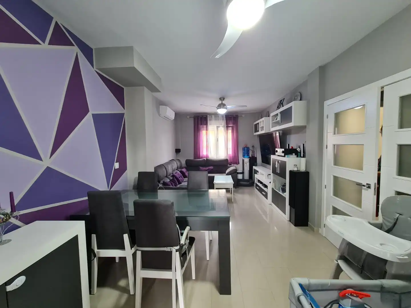 Sala d'estar de Casa adosada en venda en Láchar amb Terrassa