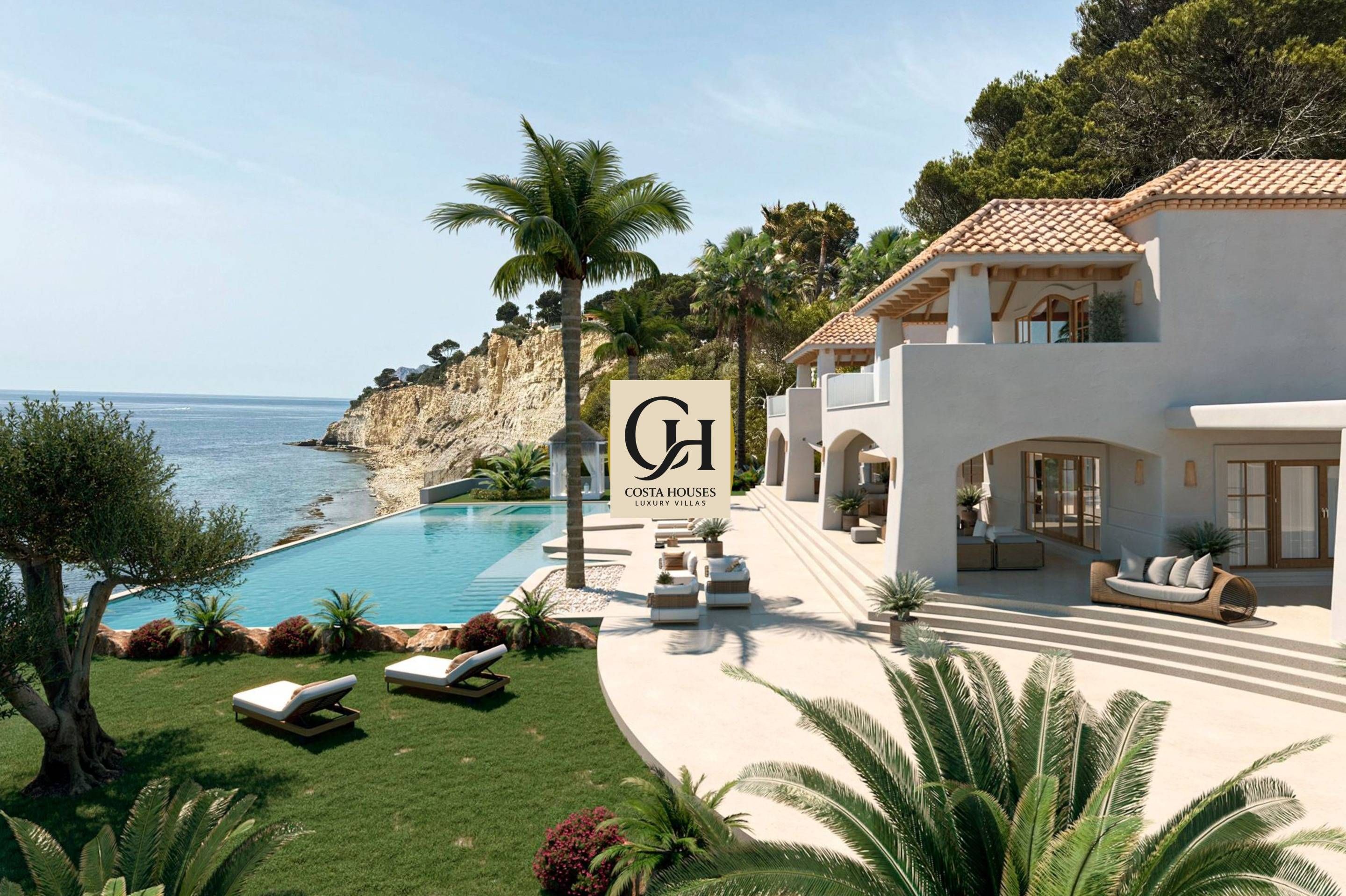 Jardí de Casa o xalet en venda en Moraira amb Aire condicionat, Jardí privat i Terrassa