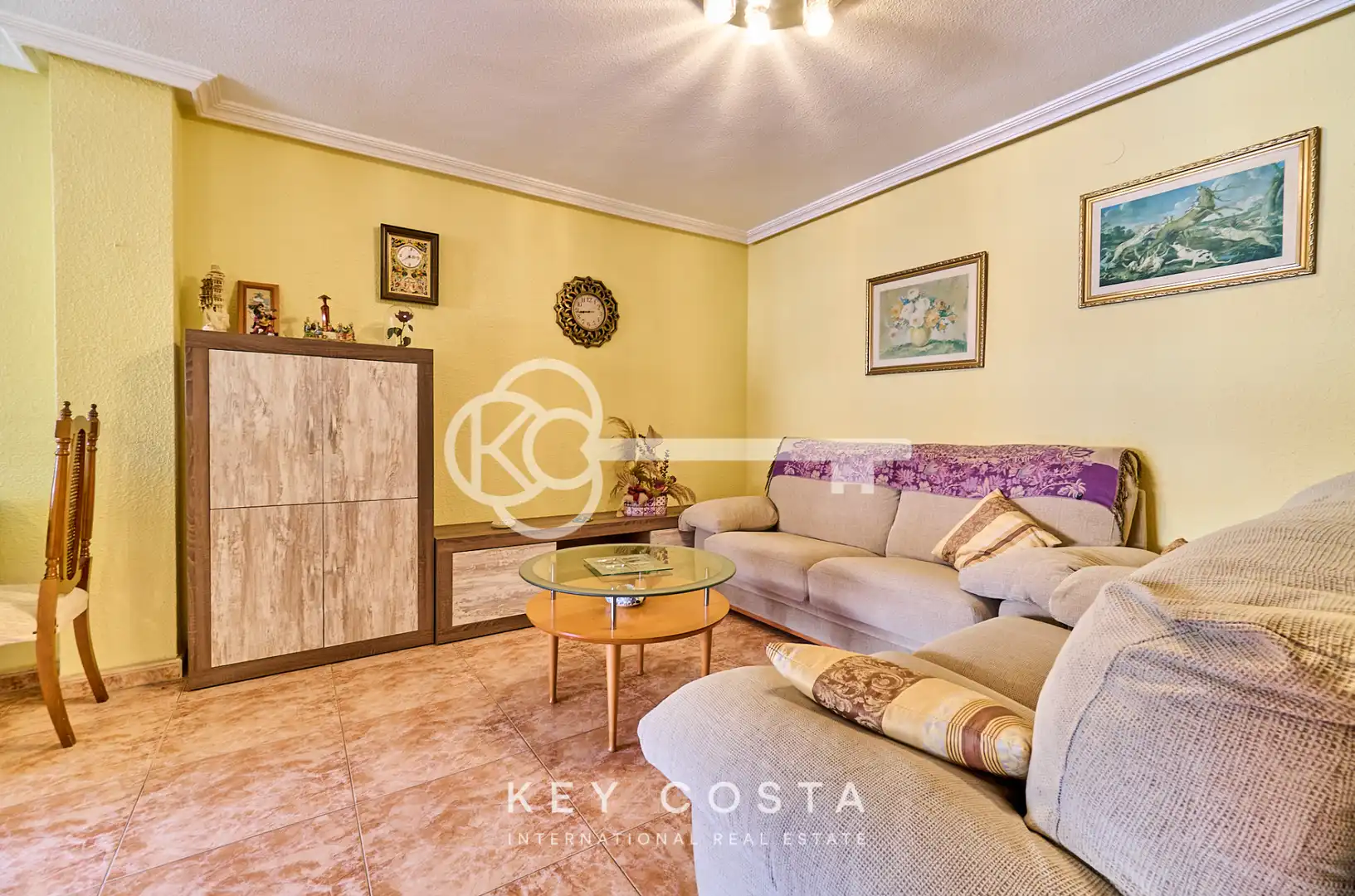 Sala d'estar de Pis en venda en Alicante / Alacant amb Moblat