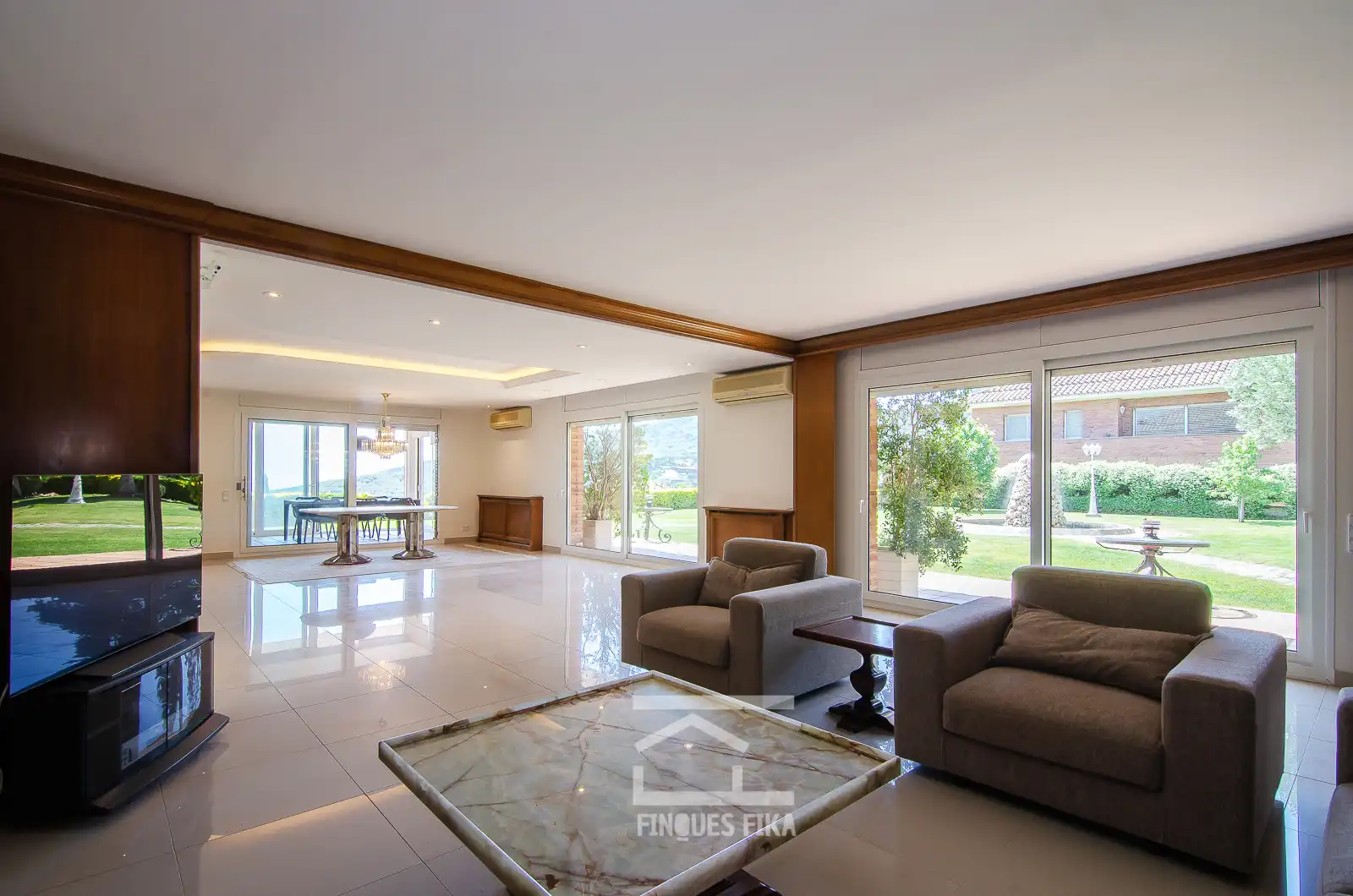 Sala de estar de Casa o chalet de alquiler con opción a compra en Argentona con Calefacción, Jardín privado y Terraza