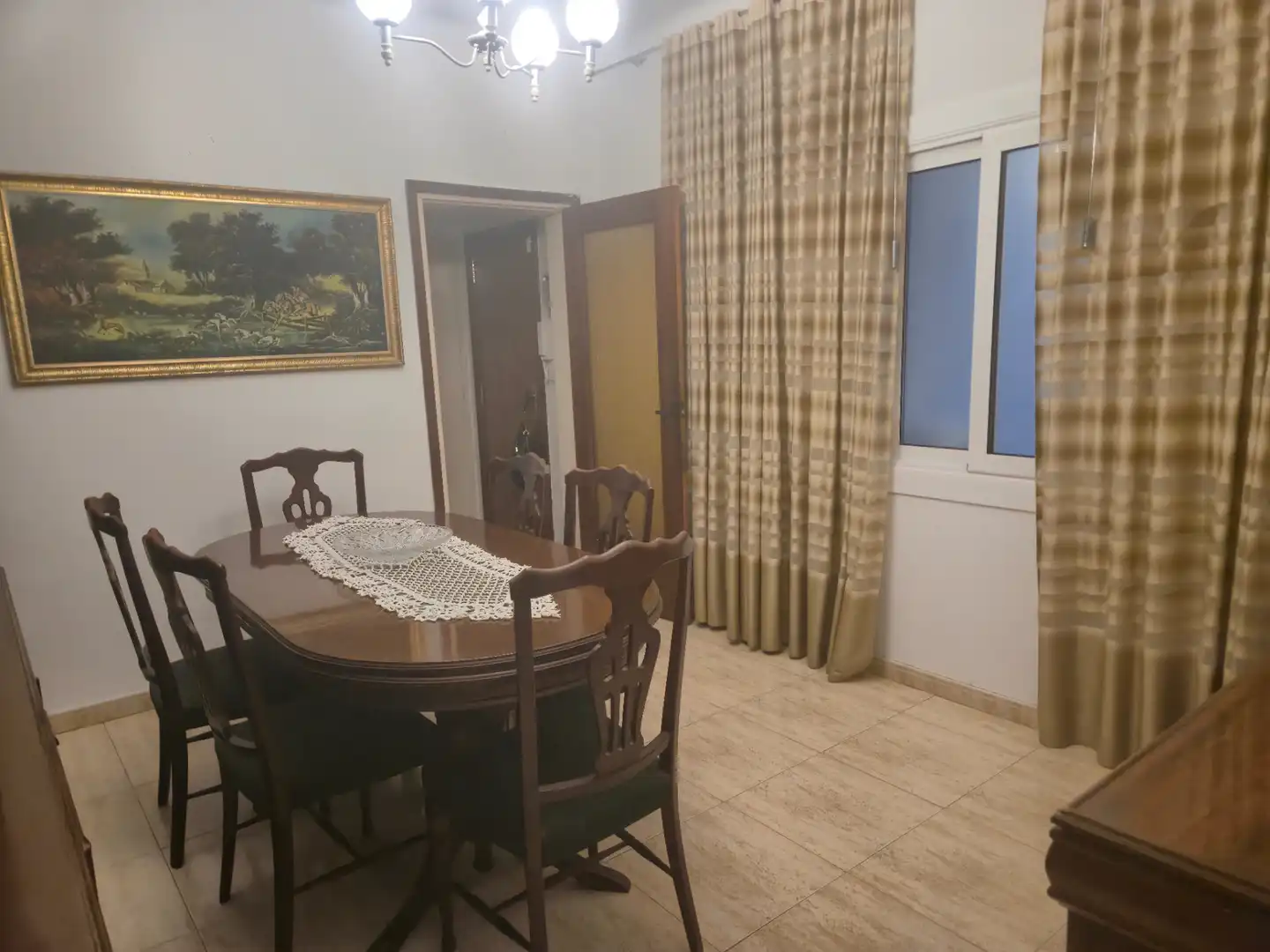 Esszimmer von Erdgeschoss zum Verkauf in Mataró mit Terrasse und Möbliert
