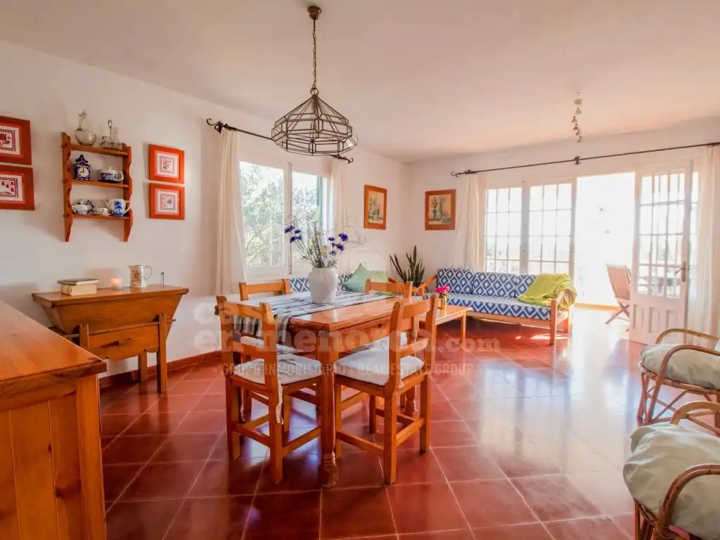 Menjador de Casa o xalet en venda en Es Mercadal amb Jardí privat