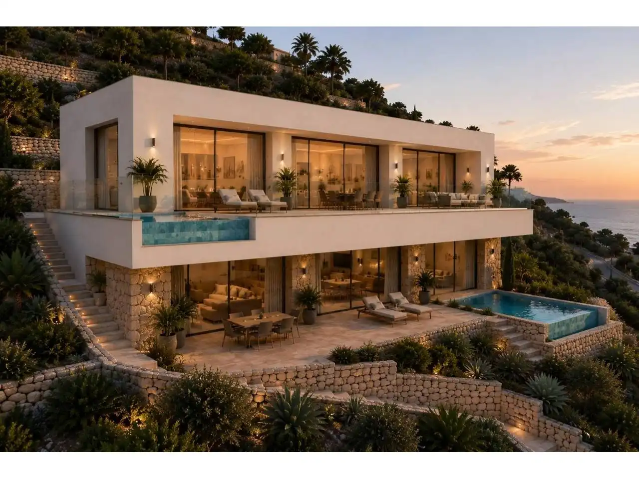 Vista exterior de Casa o xalet en venda en Peñíscola / Peníscola amb Aire condicionat, Jardí privat i Parquet