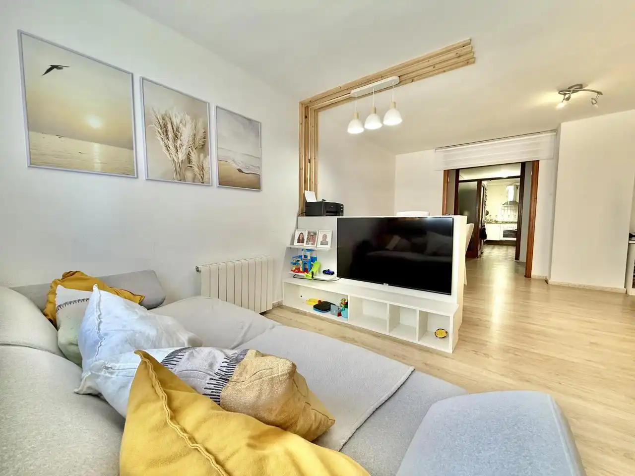 Living room of Flat for sale in  Palma de Mallorca  with Air Conditioner, Heating and Balcony