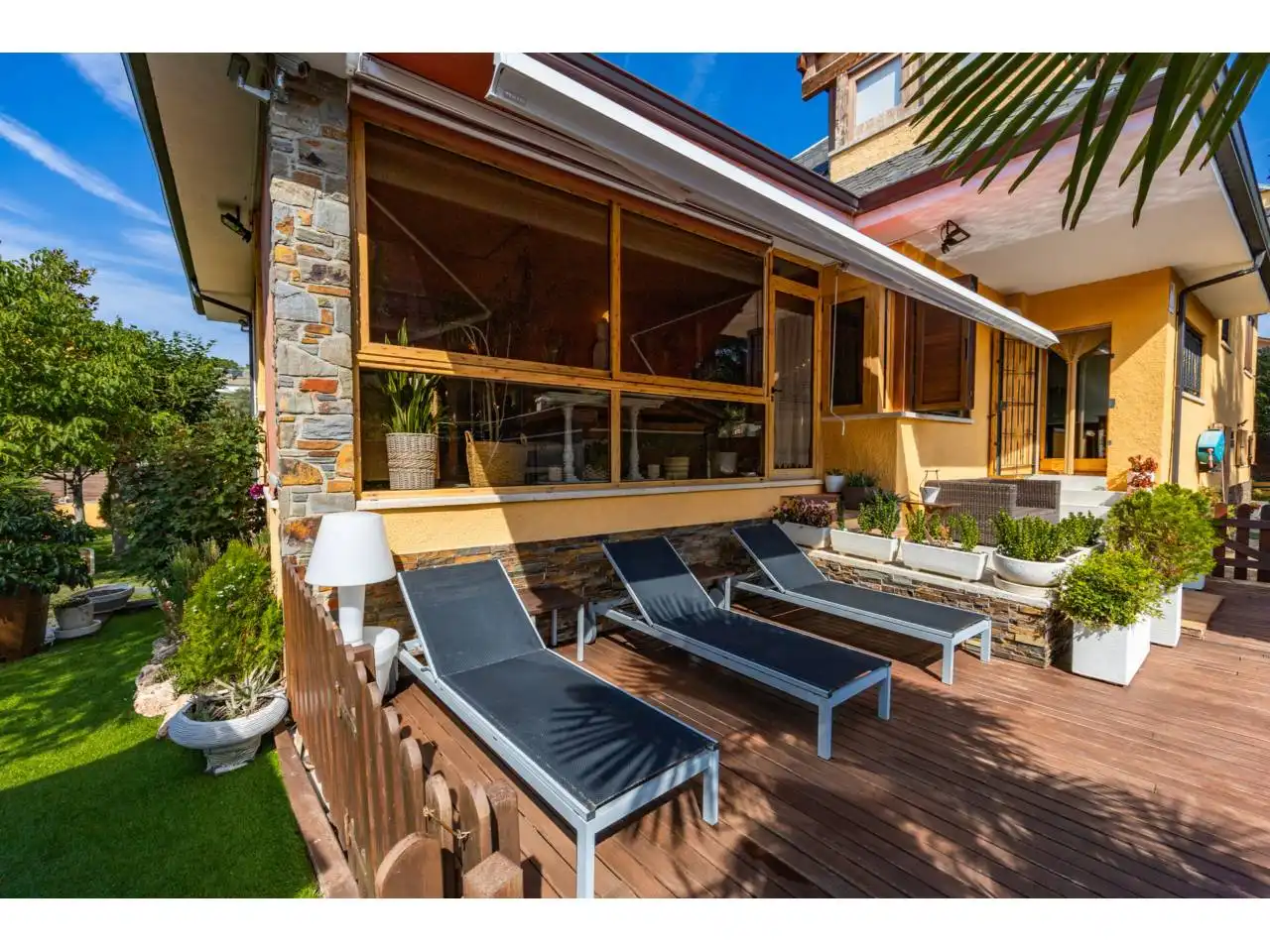 Terrasse von Haus oder Chalet zum Verkauf in Taradell mit Klimaanlage, Heizung und Privatgarten