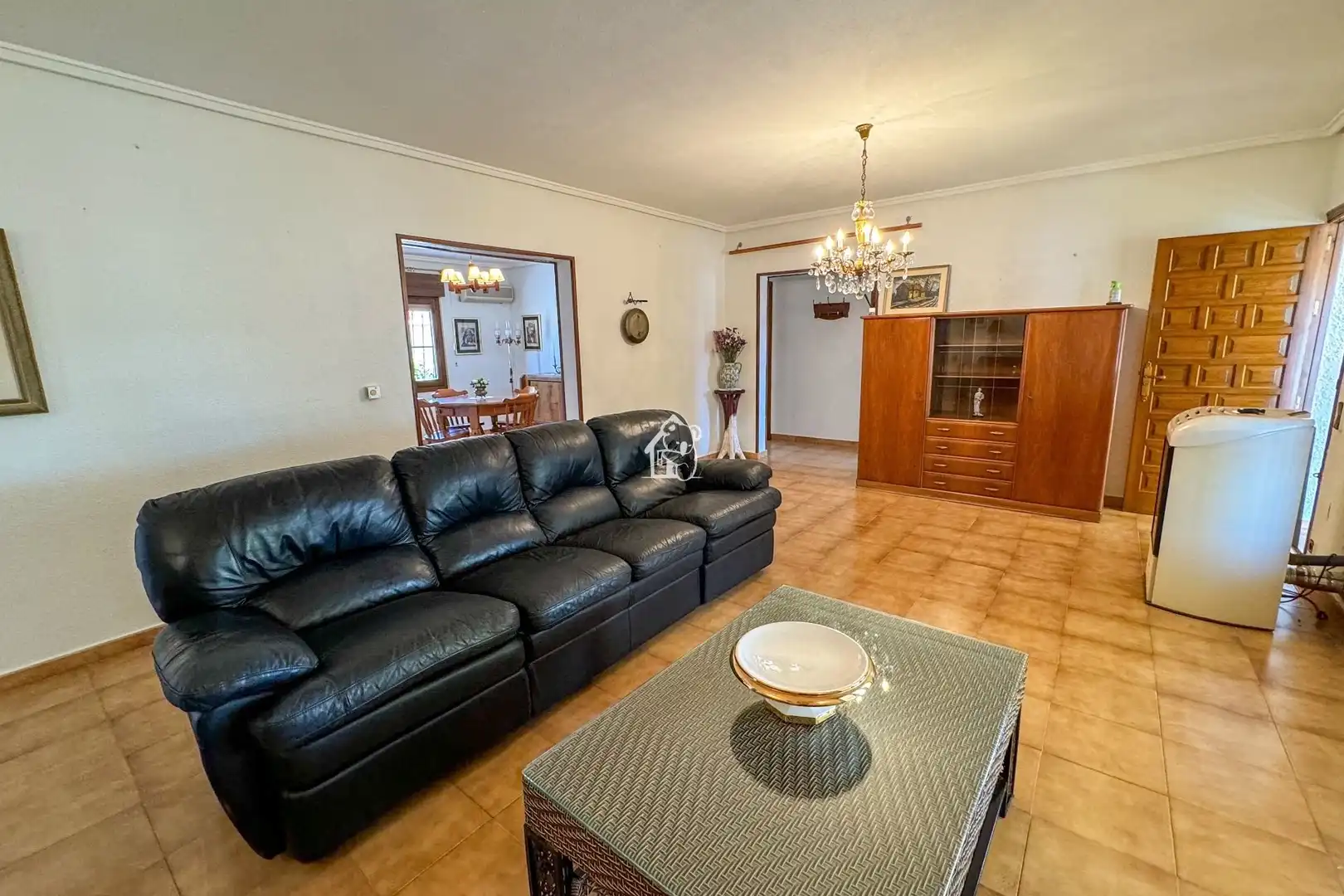 Sala de estar de Casa o chalet de alquiler en Rojales con Aire acondicionado, Jardín privado y Terraza