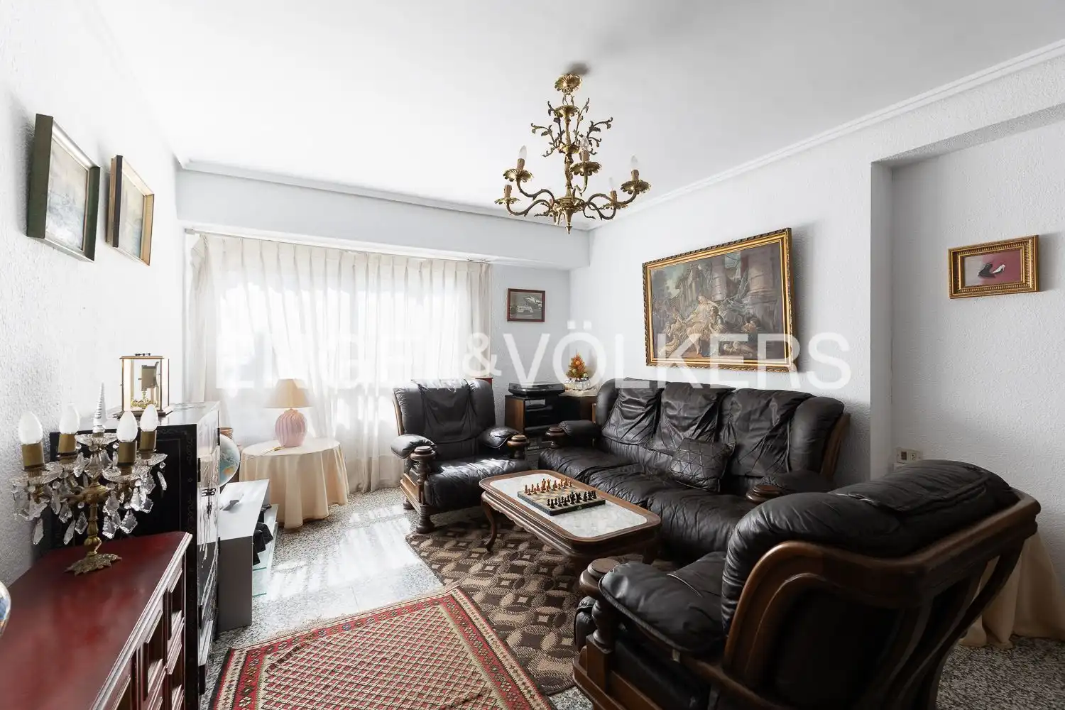 Living room of Flat for sale in Valencia  with Heating, Storage room and Balcony