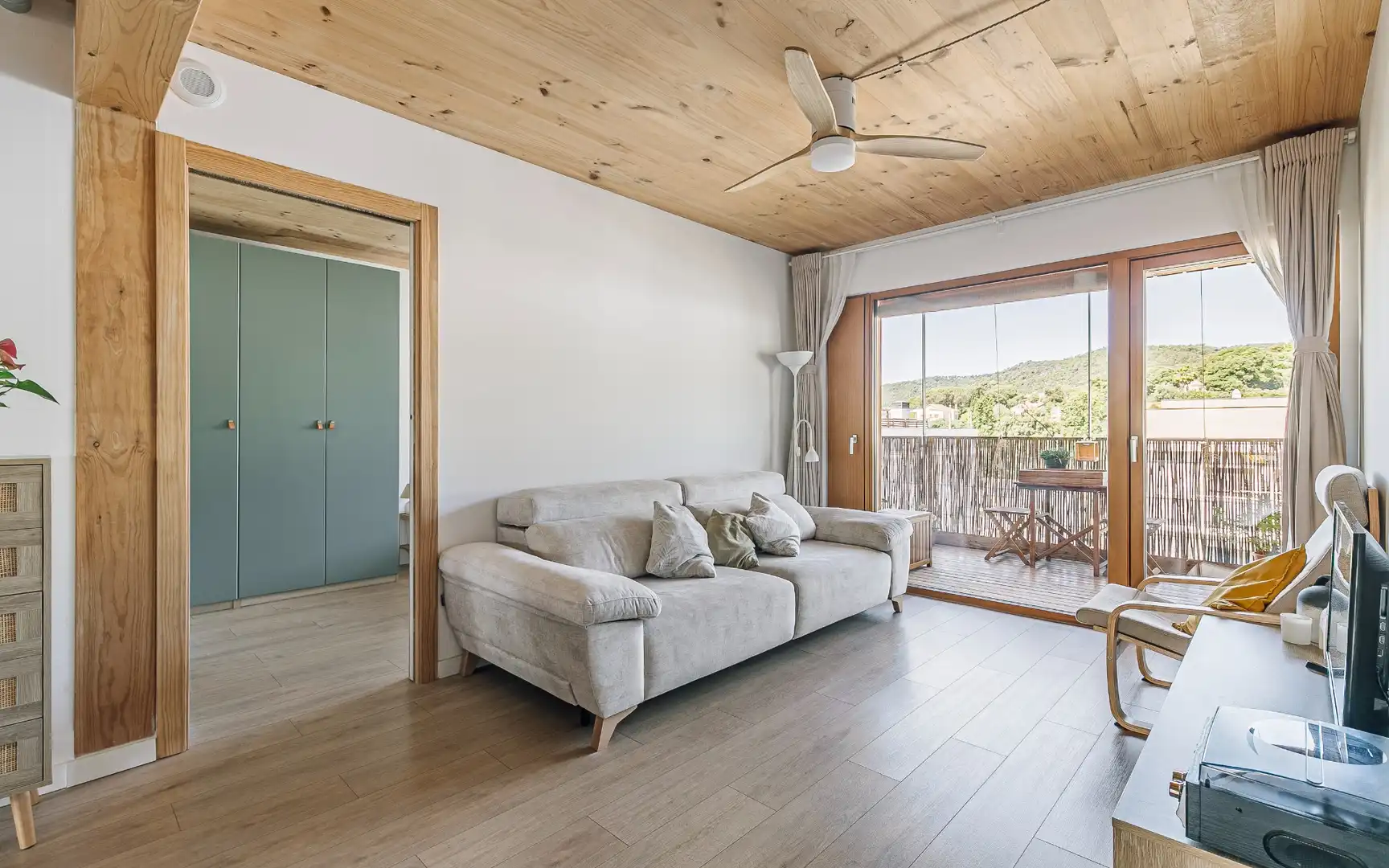 Sala de estar de Piso en venta en Dosrius con Calefacción, Jardín privado y Terraza