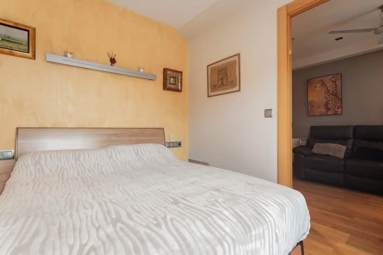 Bedroom of Attic for sale in  Pamplona / Iruña  with Air Conditioner, Heating and Parquet flooring