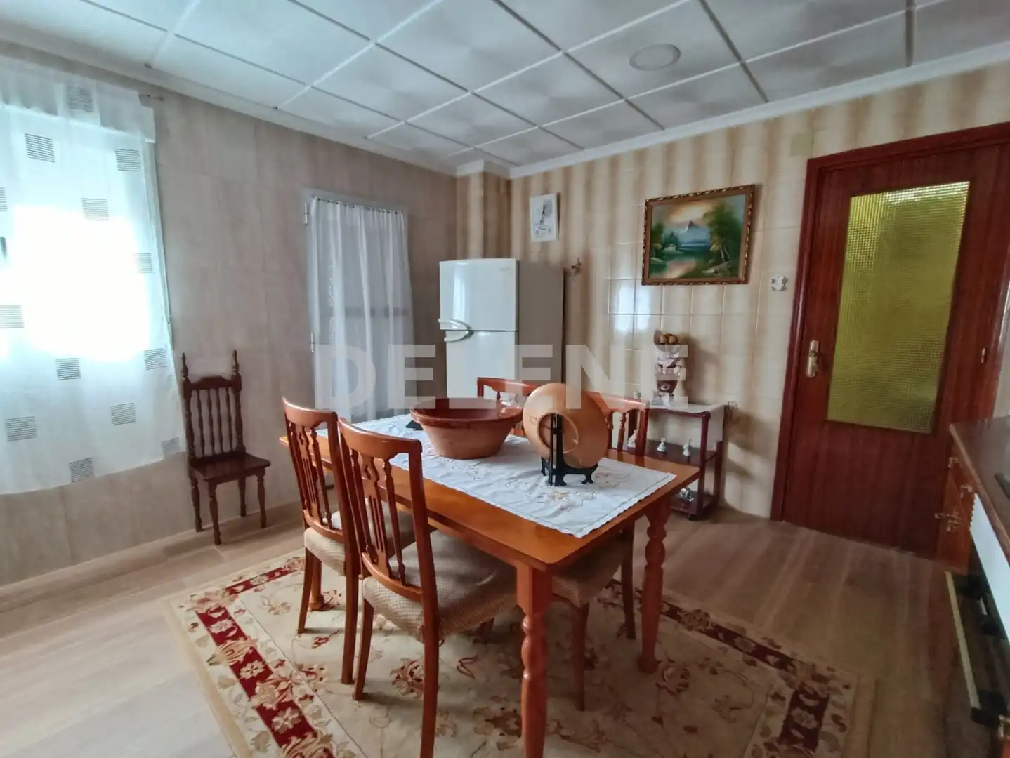 Dining room of Flat for rent in Tobarra  with Air Conditioner, Parquet flooring and Terrace