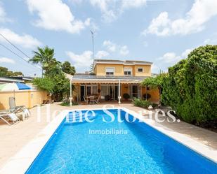 Exterior view of House or chalet for sale in Paterna  with Air Conditioner, Storage room and Swimming Pool
