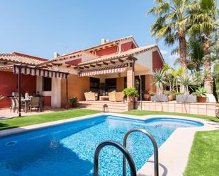 Jardí de Casa o xalet en venda en  Murcia Capital amb Aire condicionat, Terrassa i Piscina
