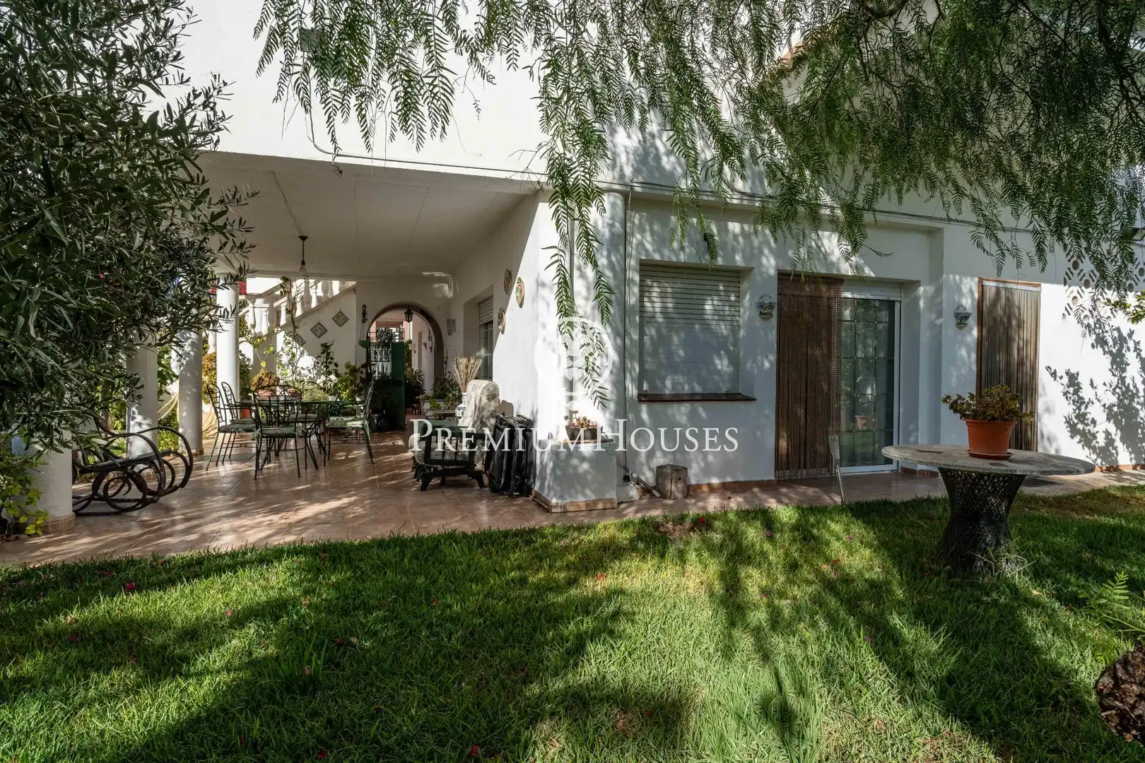 Jardí de Casa o xalet en venda en Vilanova i la Geltrú amb Calefacció, Jardí privat i Terrassa