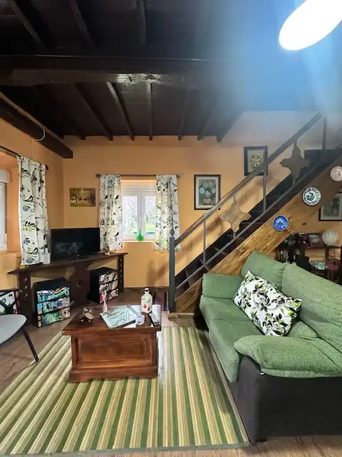 Sala de estar de Casa o chalet en venta en Salas con Jardín privado, Terraza y Amueblado