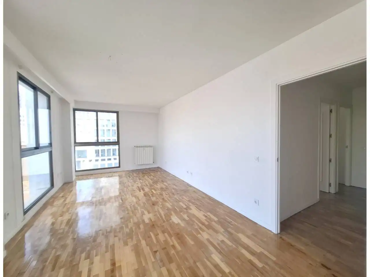 Sala de estar de Piso de alquiler en Madrid con Calefacción, Parquet y Alarma