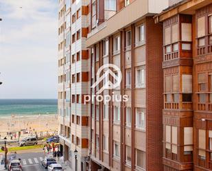 Exterior view of Flat for sale in Gijón   with Heating, Parquet flooring and Terrace