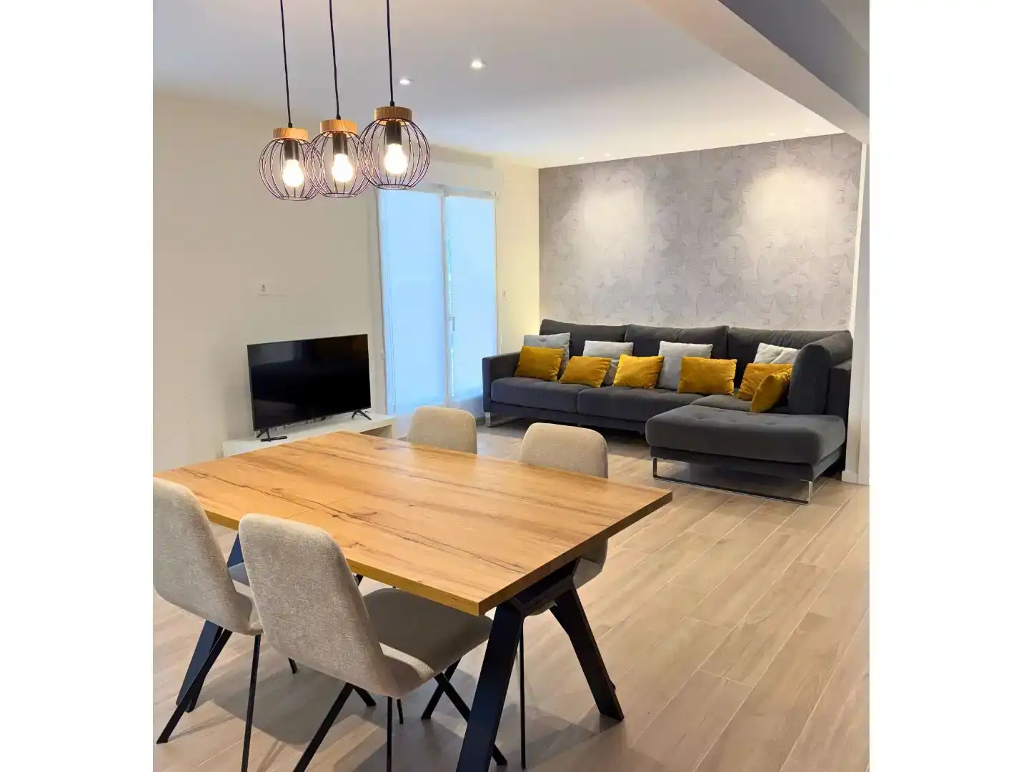 Sala de estar de Piso en venta en Anoeta con Amueblado y Balcón