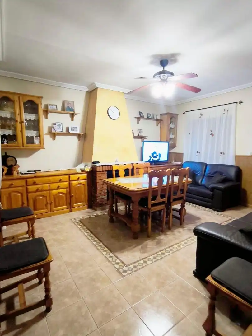 Sala de estar de Casa o chalet en venta en San Vicente del Raspeig / Sant Vicent del Raspeig con Aire acondicionado, Calefacción y Terraza