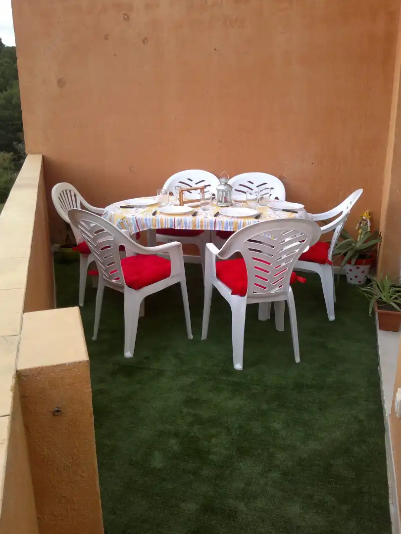 Terrace of Flat for sale in La Antilla  with Terrace, Furnished and Washing machine