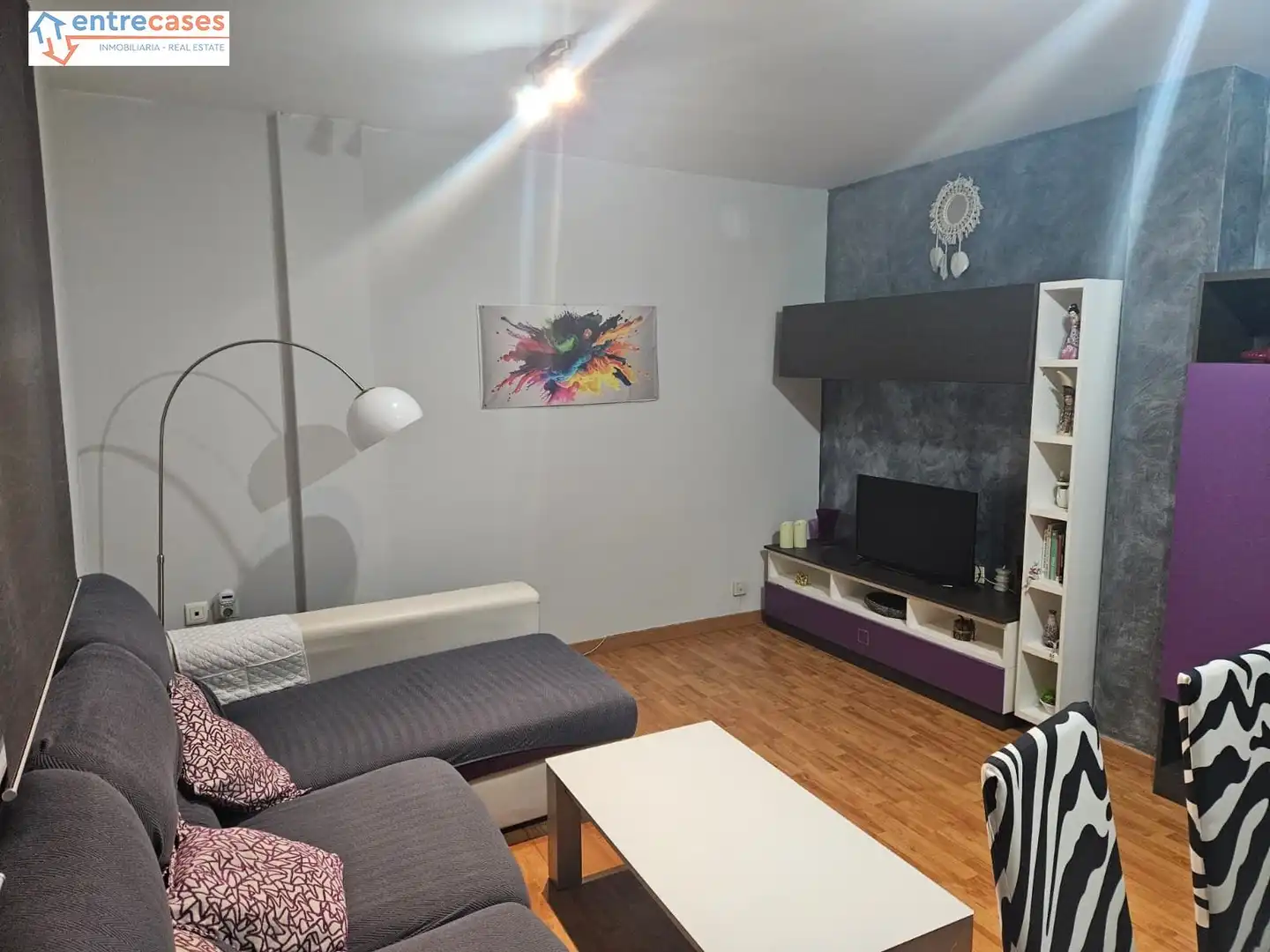 Sala de estar de Piso en venta en Gilet con Aire acondicionado, Calefacción y Amueblado