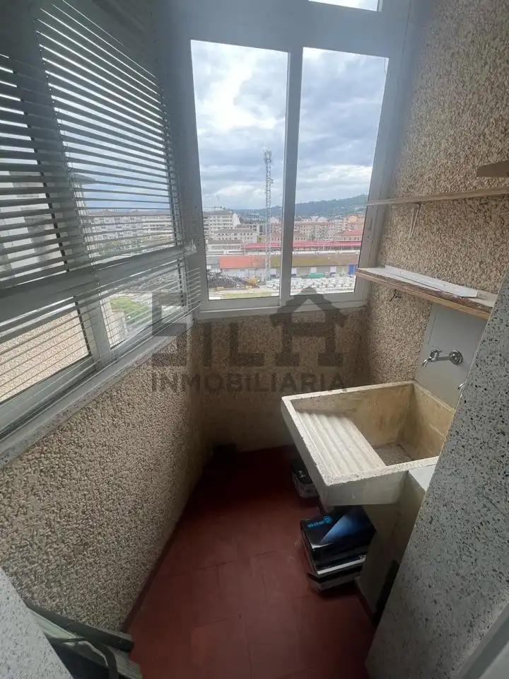 Balcony of Flat for sale in Ourense Capital   with Heating, Parquet flooring and Storage room