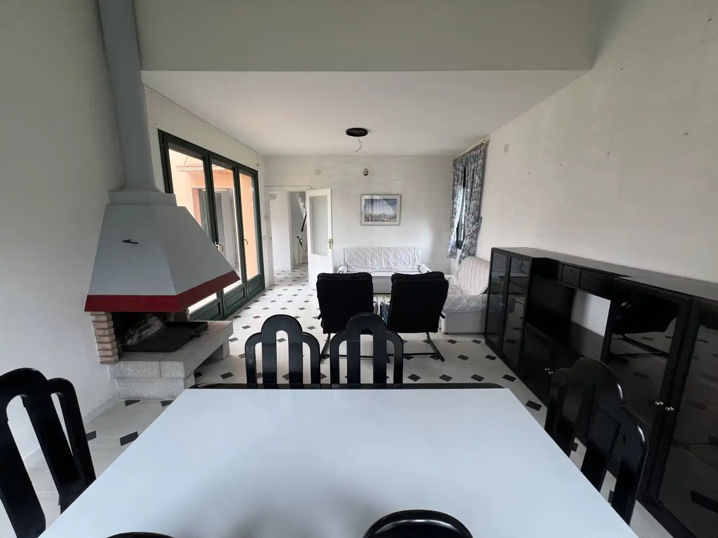 Sala de estar de Casa o chalet en venta en Torrecaballeros con Calefacción, Jardín privado y Piscina