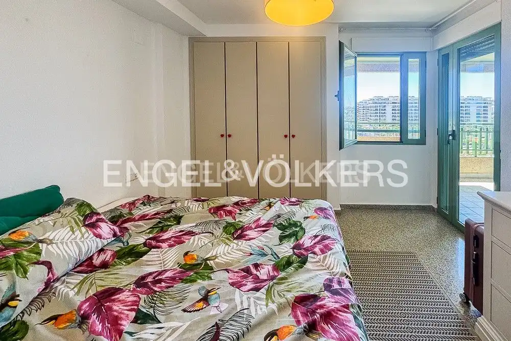 Bedroom of Flat for rent in Alboraya  with Air Conditioner, Heating and Terrace