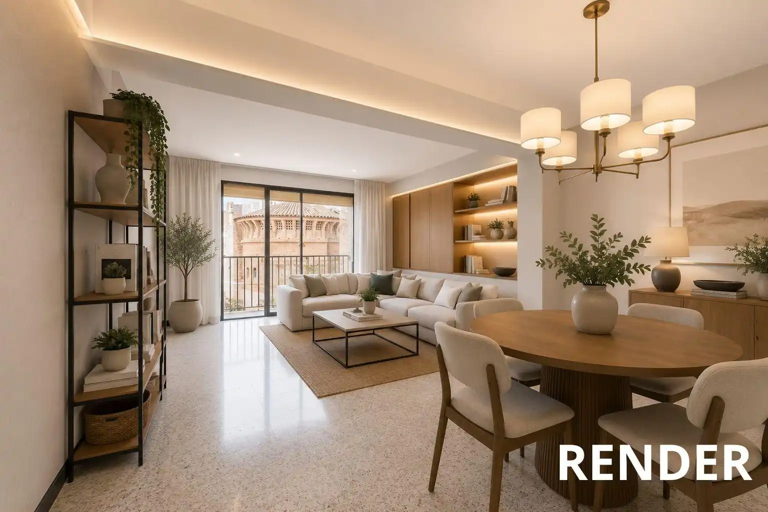 Sala de estar de Piso en venta en  Palma de Mallorca con Balcón