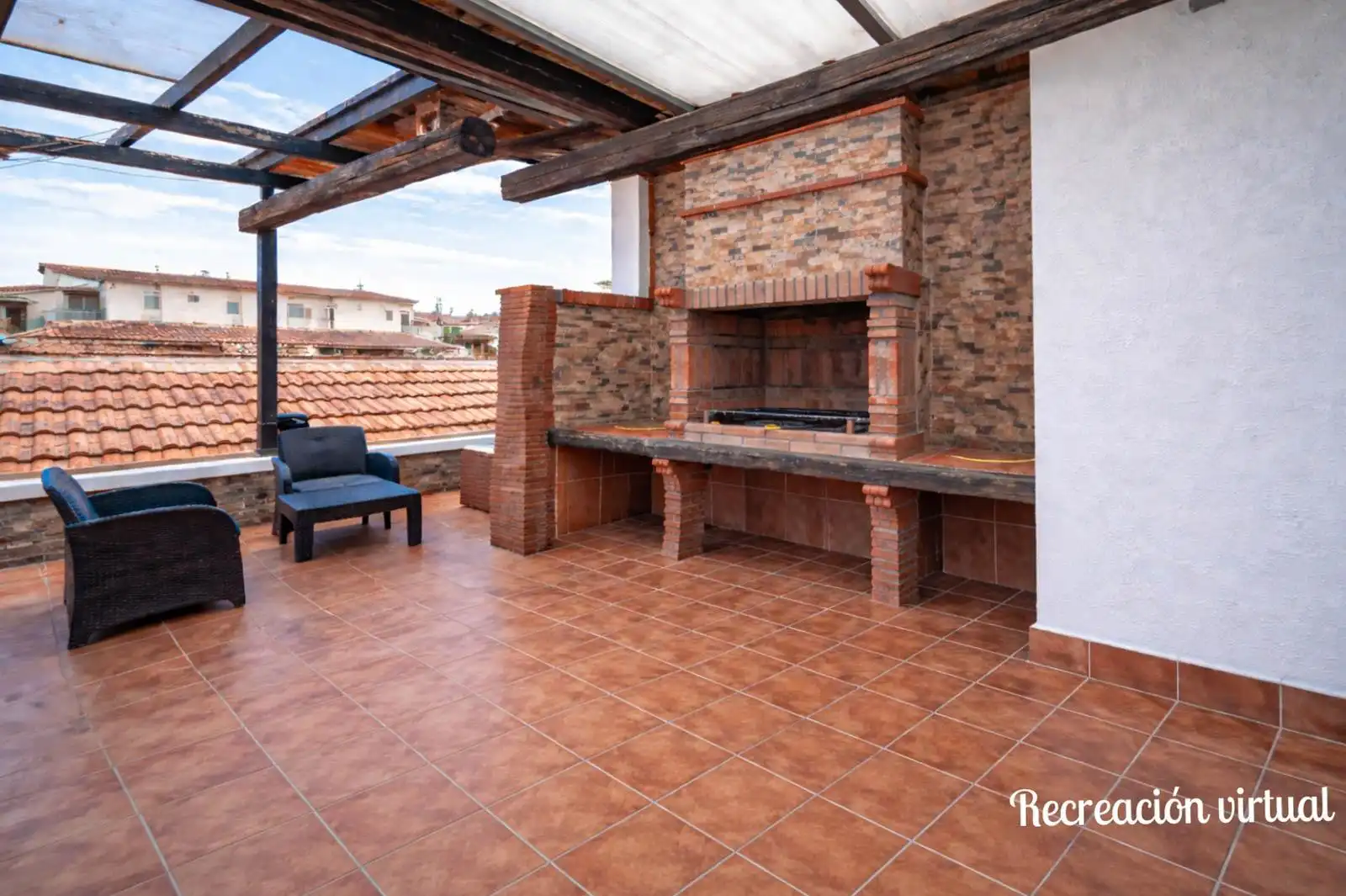 Terrace of Single-family semi-detached for sale in Maracena