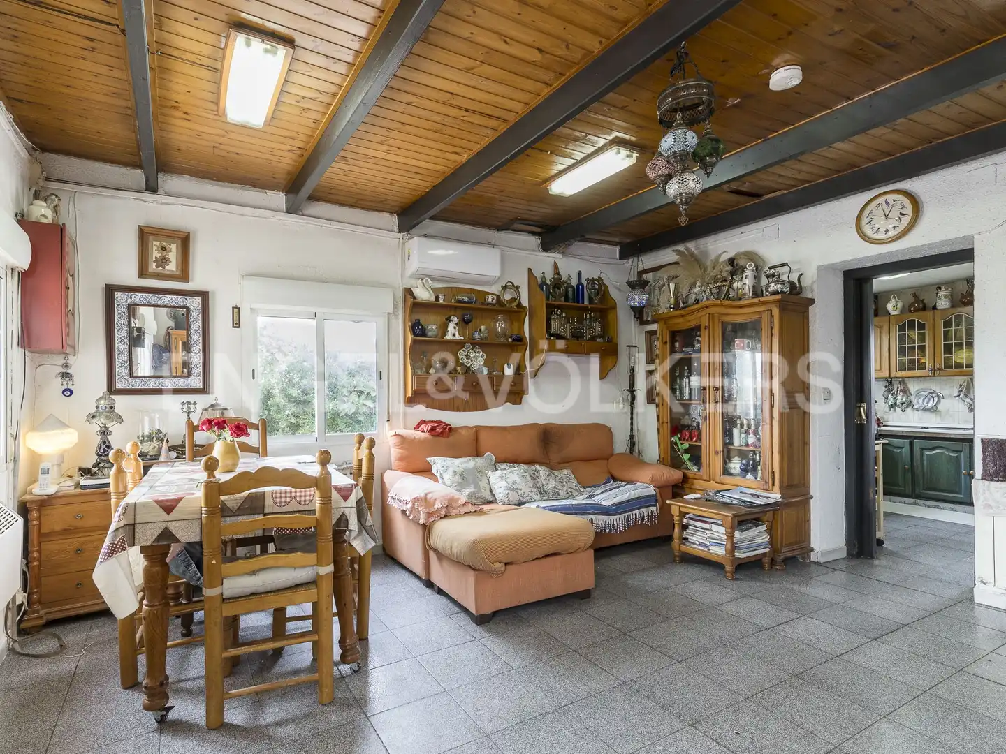 Sala de estar de Casa o chalet en venta en Barcelona con Aire acondicionado, Calefacción y Jardín privado