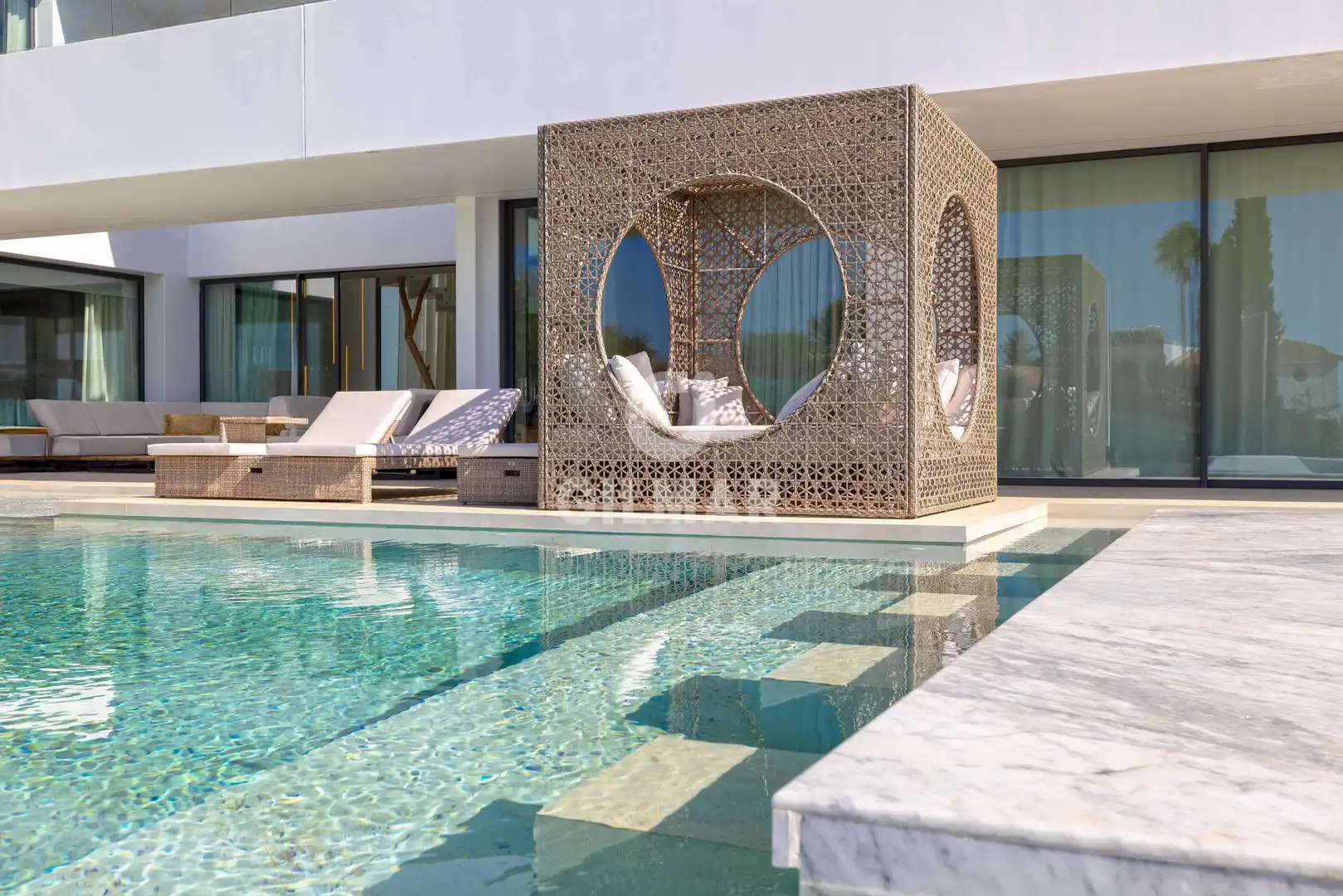 Swimming pool of Houses for sale in Benalmádena  with Heating, Private garden and Swimming Pool