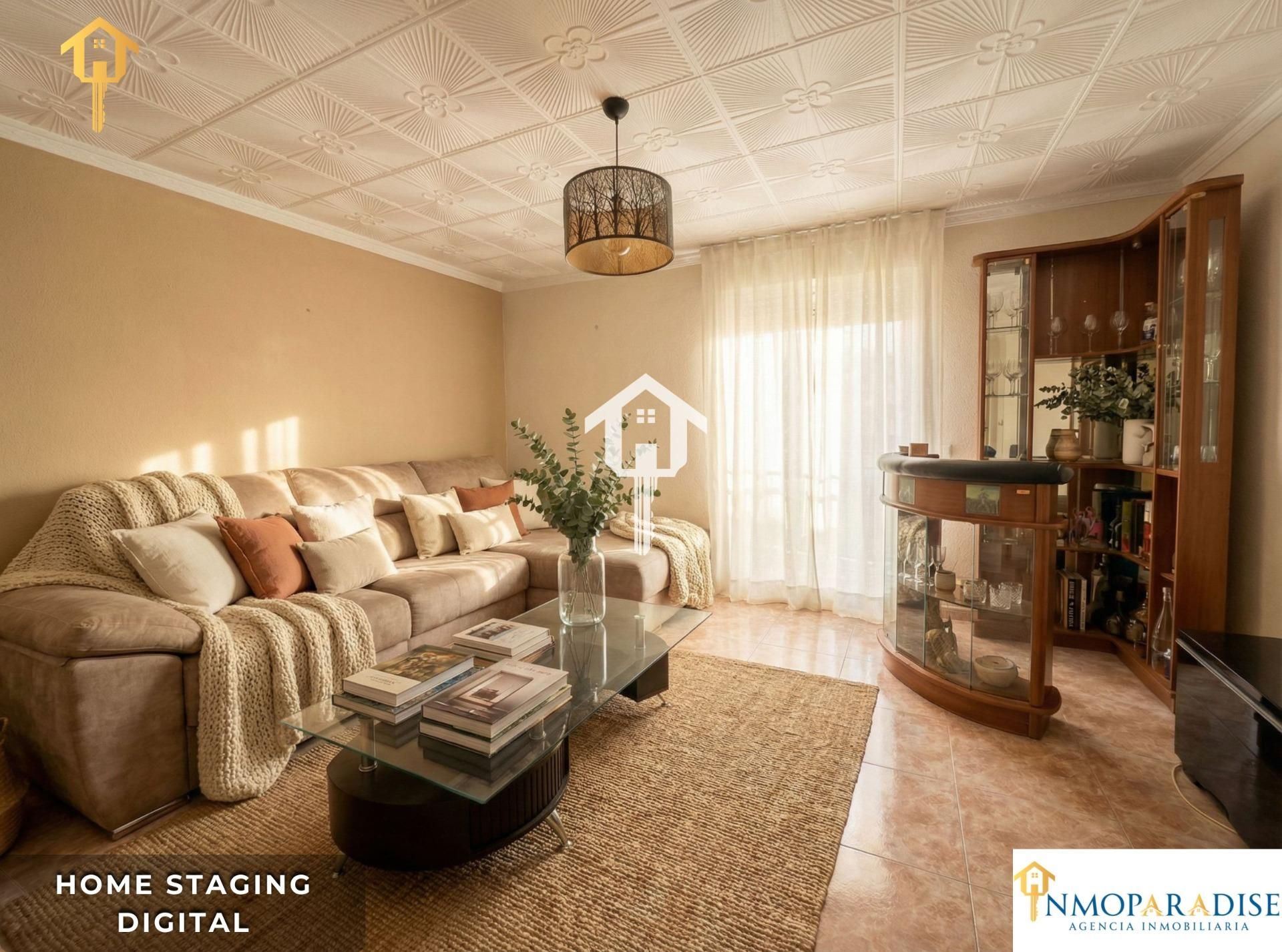 Living room of Flat for sale in Alicante / Alacant  with Furnished and Balcony