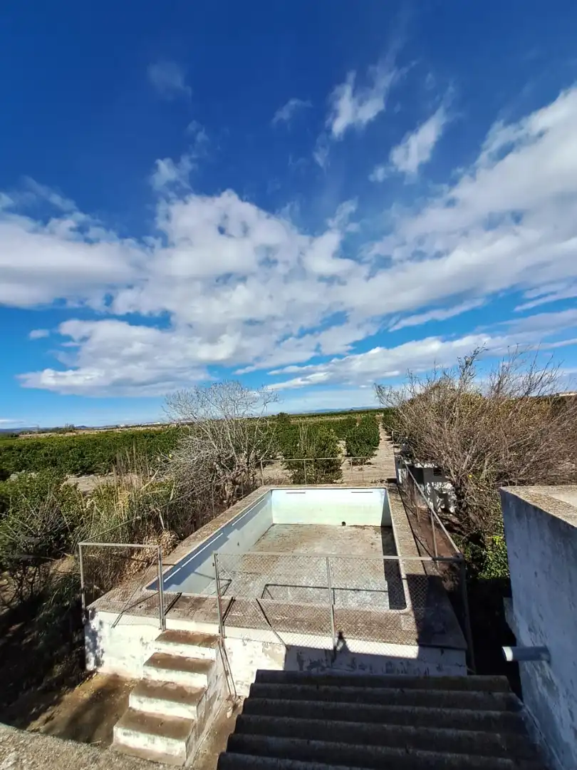 Swimming pool of Country homes for sale in Sollana  with Terrace and Swimming Pool