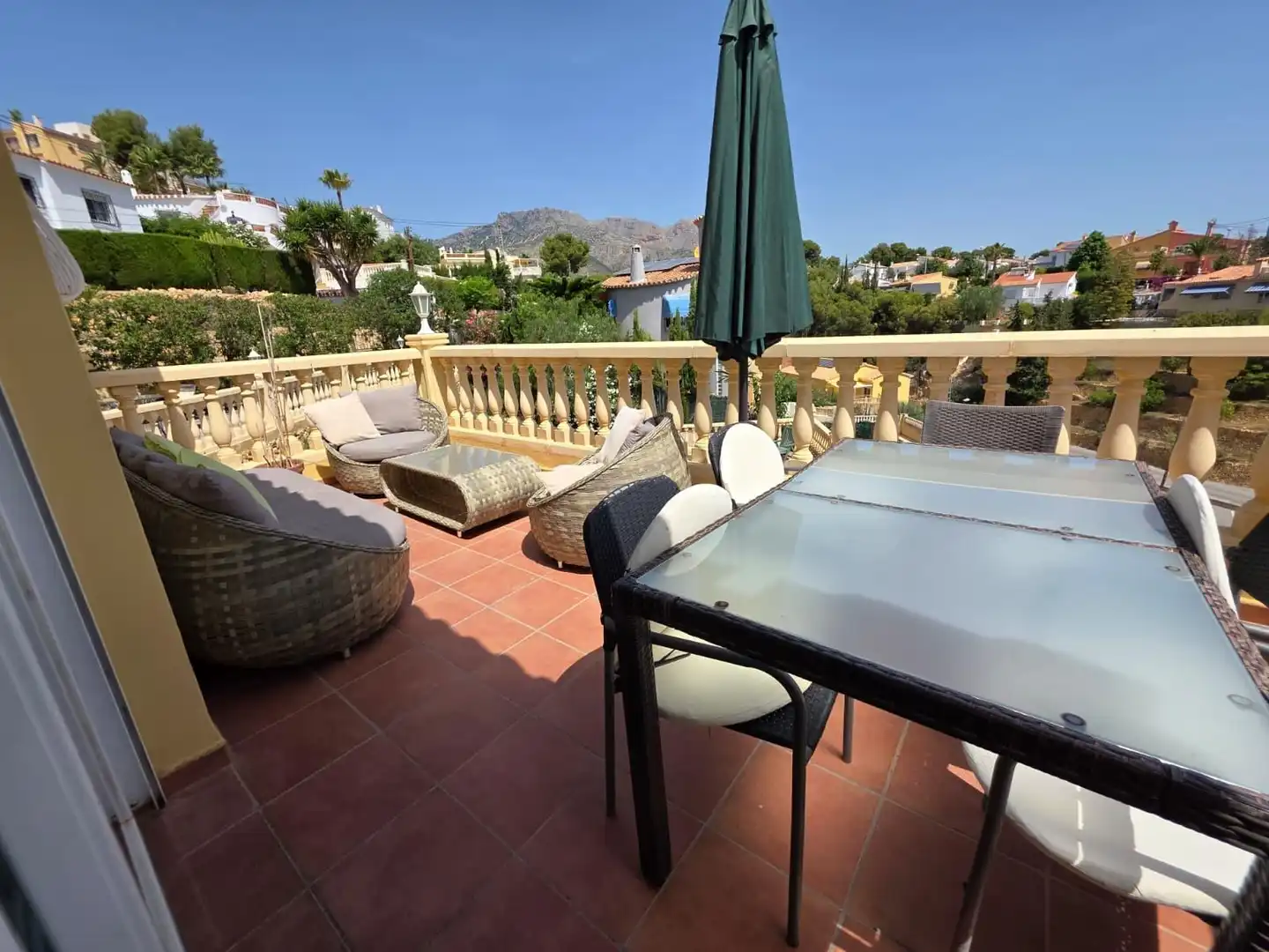 Terrassa de Casa o xalet en venda en La Nucia amb Aire condicionat, Calefacció i Terrassa
