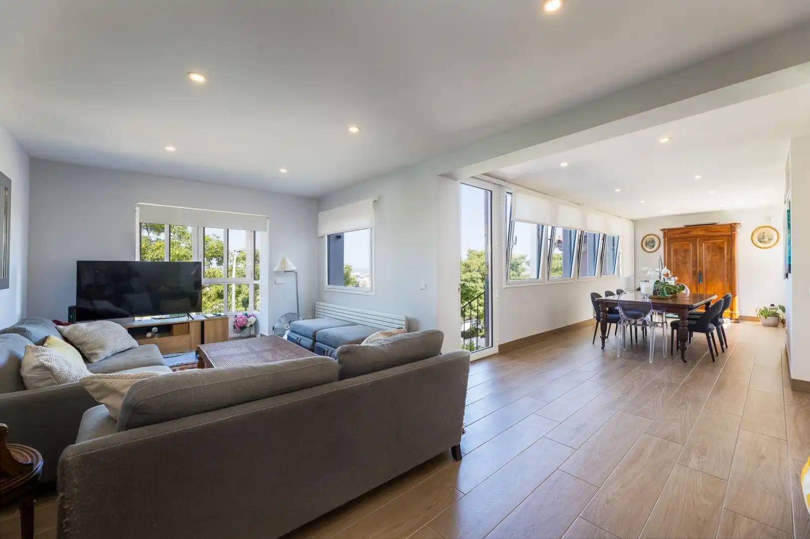 Sala d'estar de Casa o xalet en venda en  Palma de Mallorca amb Aire condicionat i Jardí privat