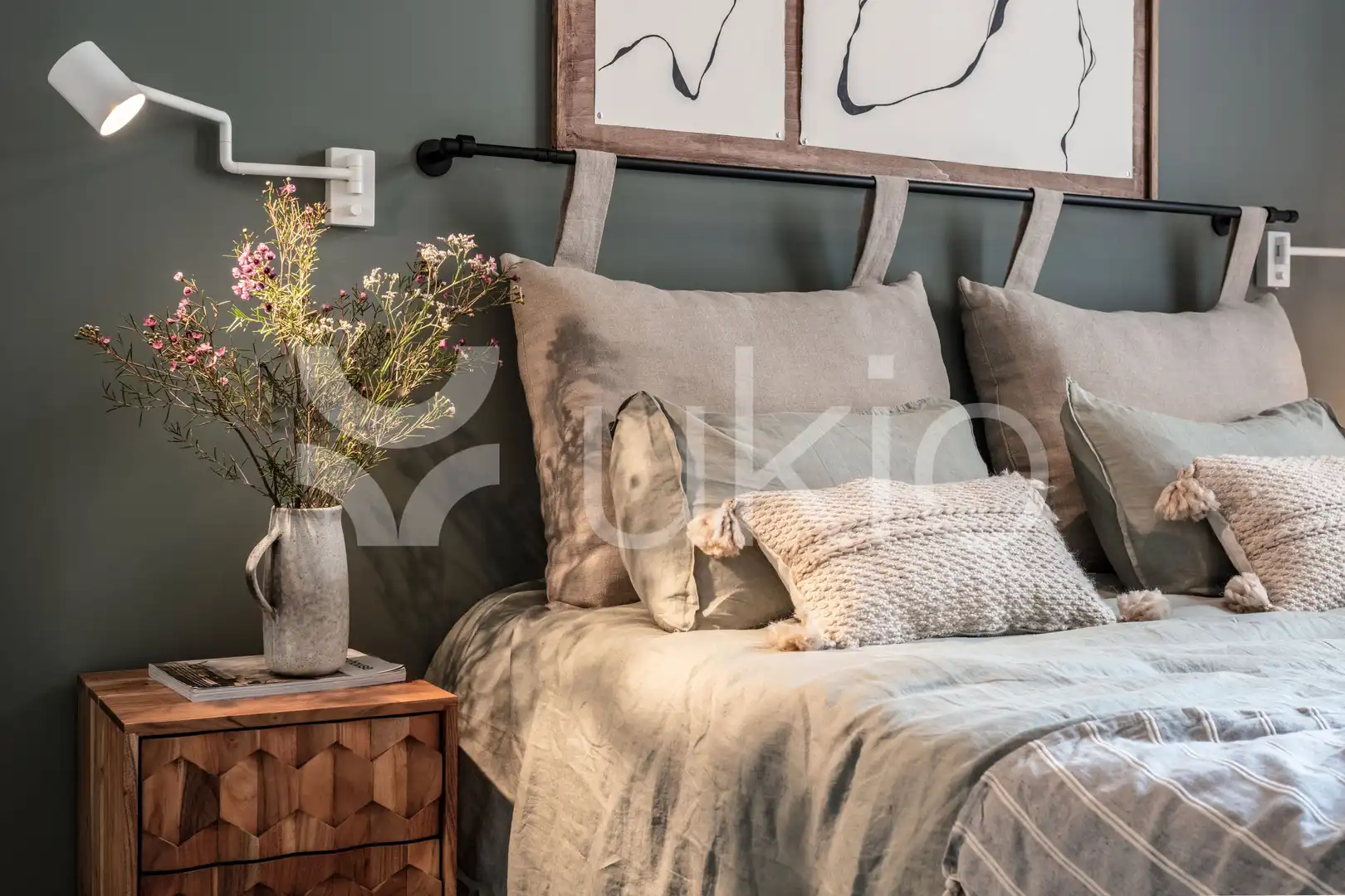Bedroom of Flat for rent in Madrid  with Air Conditioner, Terrace and Furnished