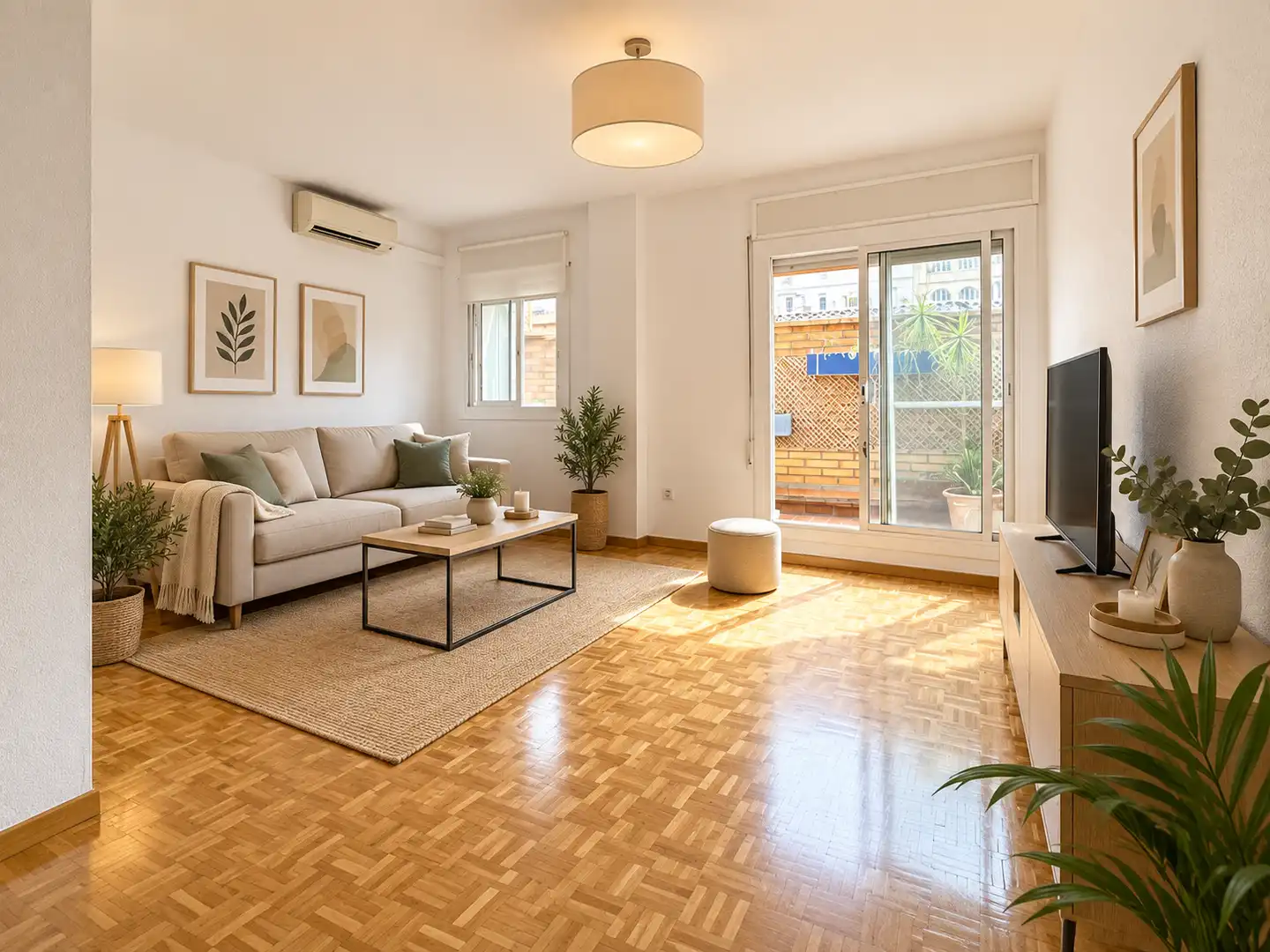 Sala de estar de Piso en venta en Barcelona con Terraza