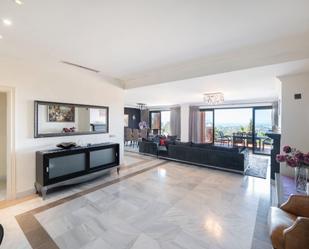 Living room of Attic to rent in Estepona  with Air Conditioner, Private garden and Terrace