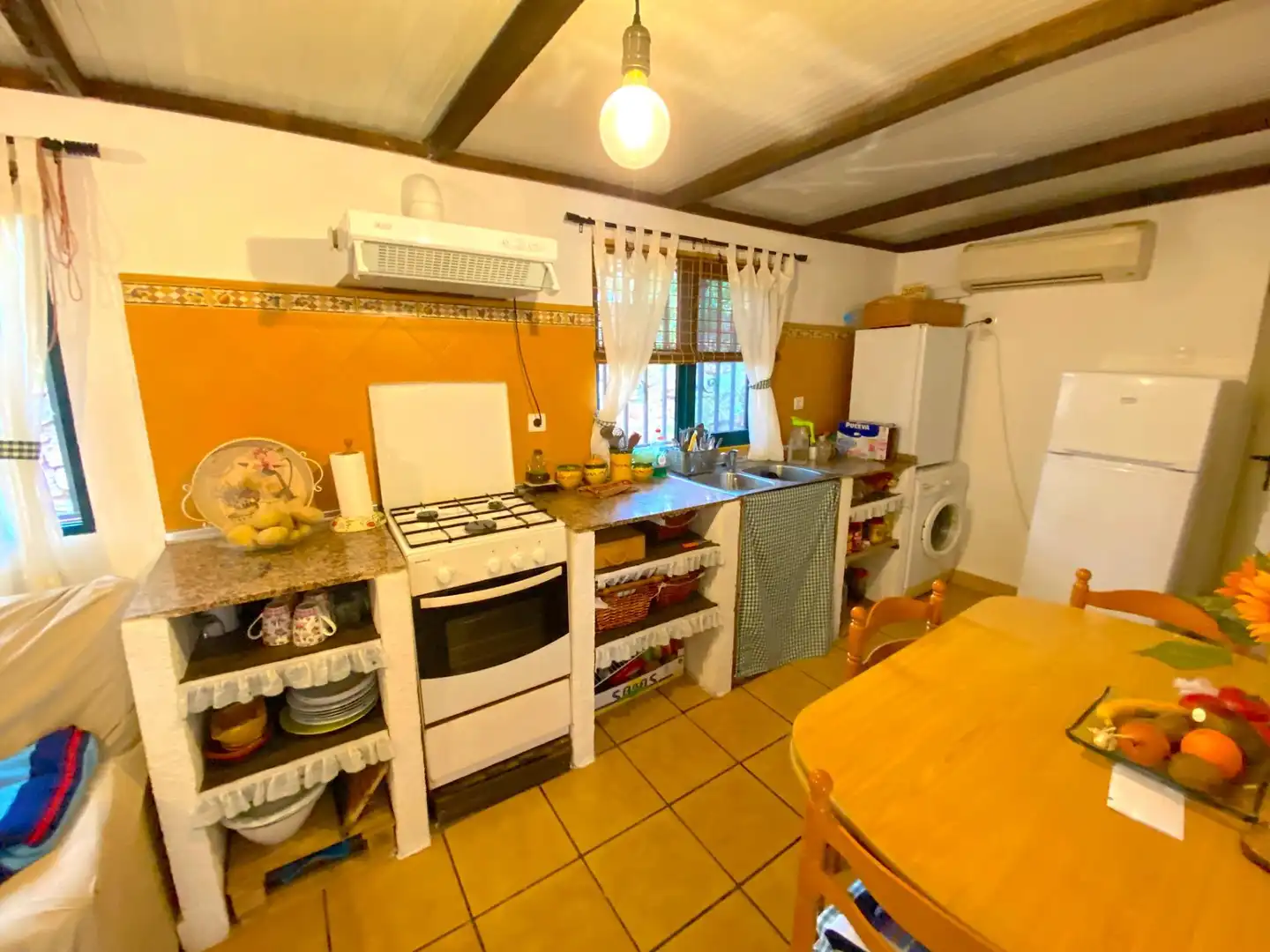 Küche von Haus oder Chalet zum Verkauf in Mazarrón mit Klimaanlage, Privatgarten und Schwimmbad