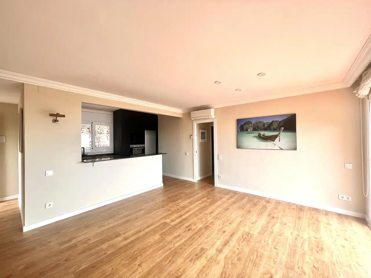 Wohnzimmer von Haus oder Chalet zur Miete in Sitges mit Klimaanlage, Privatgarten und Terrasse