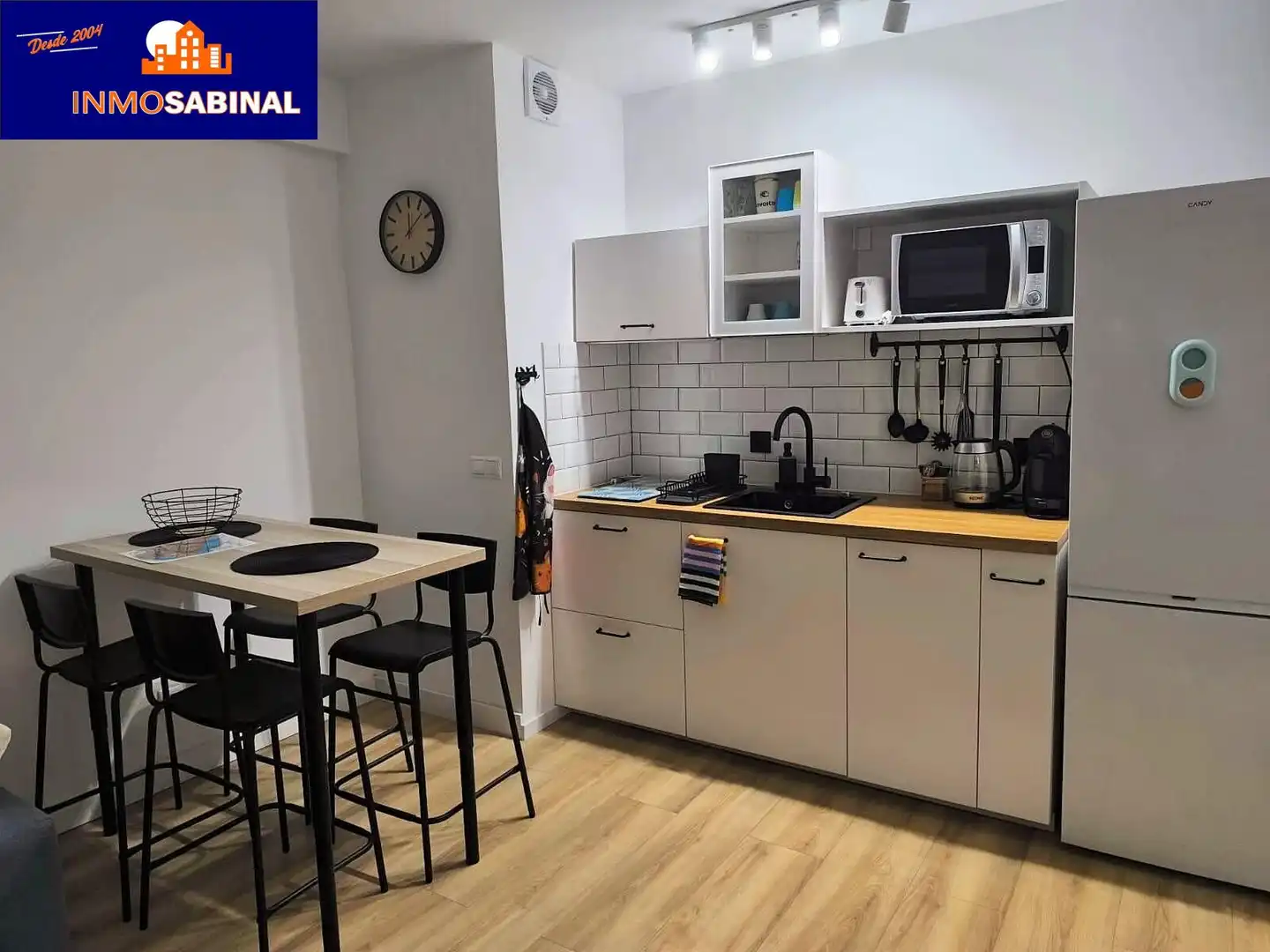 Kitchen of Flat for rent in Roquetas de Mar  with Air Conditioner and Furnished